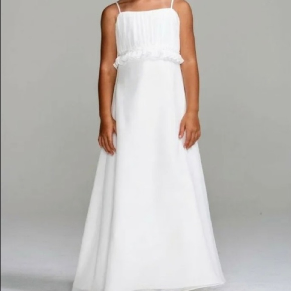 Girls Chiffon Spaghetti Strap Dress